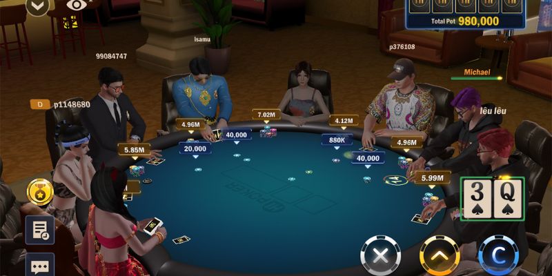 Tính năng nổi bật tại nhà cái khi chơi poker online 3D