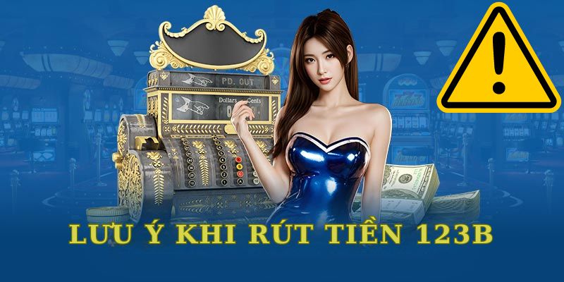 Một số lưu ý khi thực hiện lệnh rút tiền 123B